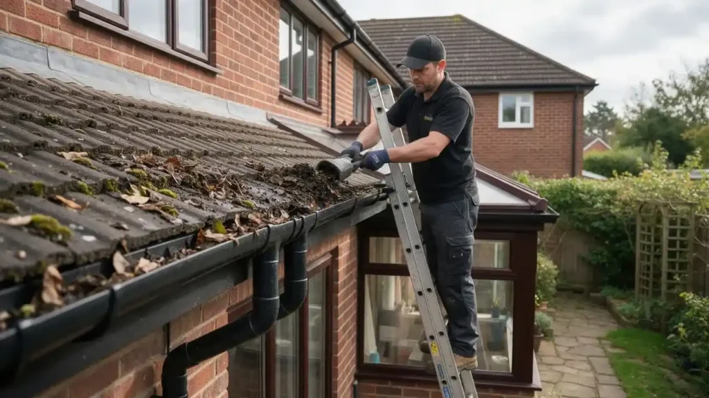 More stories and larger property sizes will have more guttering
