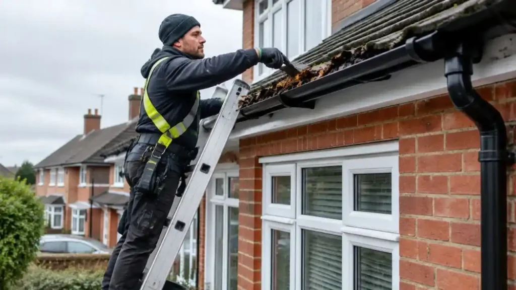 Average Gutter Cleaning Cost in the UK
