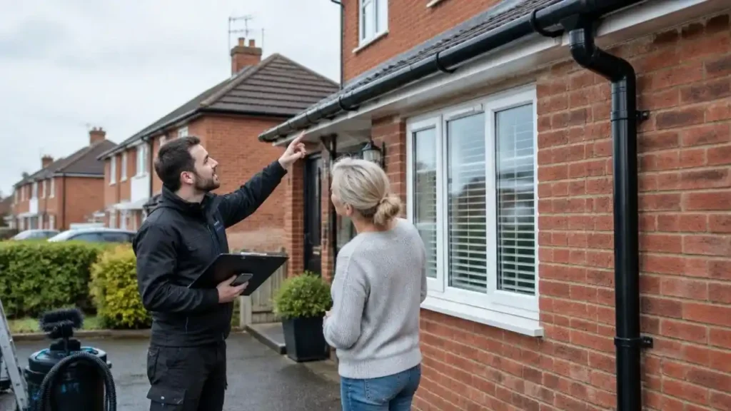 Before choosing a company for gutter cleaning