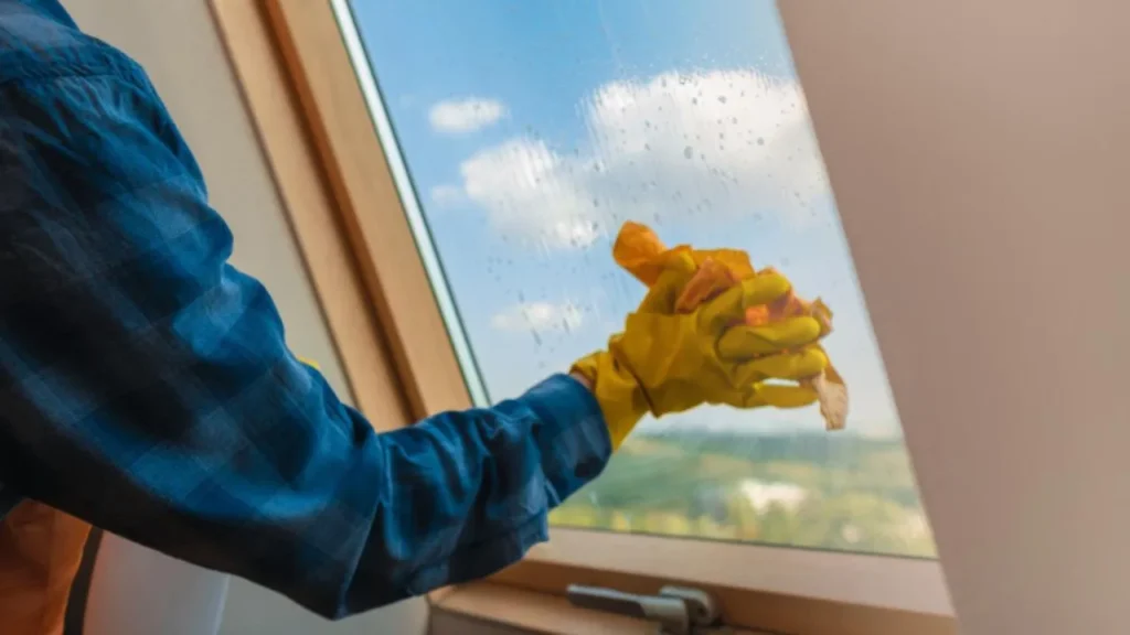 Moss can appear or grow quickly on and around skylights