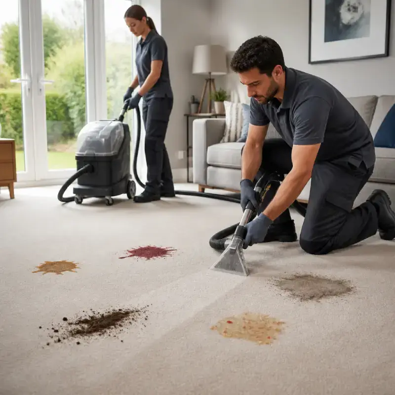 Professional carpet stain removal service in London