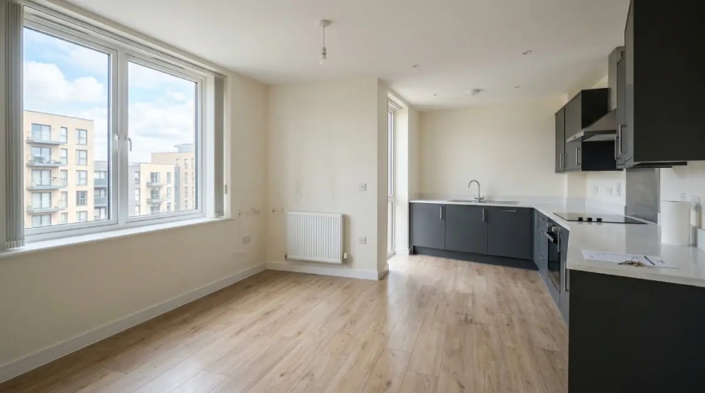 24-hour deep clean to re-let flat case study in Canning Town