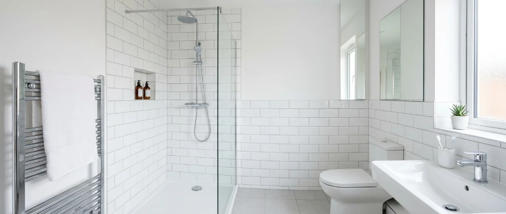 Treated Blackwall bathroom after mould cleaning