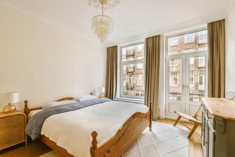 Bedroom at Claremont Close flat during end-of-tenancy turnaround for re-letting